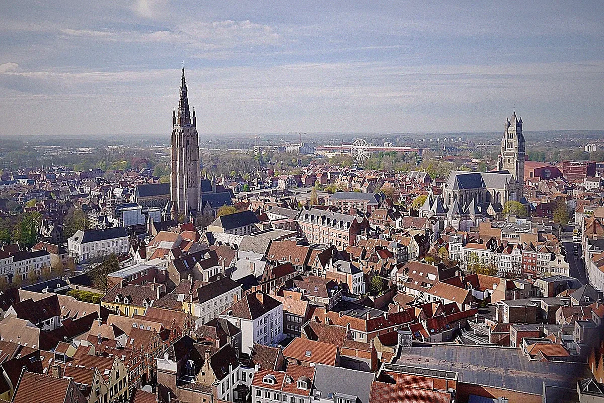 Bruges — vue de la ville
